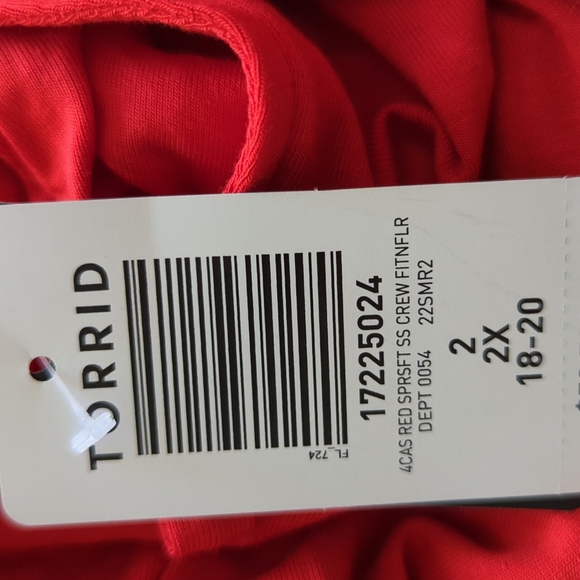 Torrid Red Mini Super Soft Dress - Picture 3 of 4
